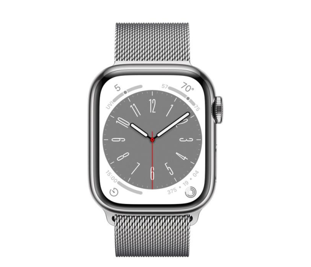 Apple Watch 8 41/Silver Steel/Silver Milanese Loop LTE - 1070976 - zdjęcie 3